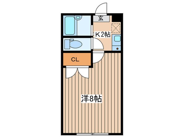 多賀城イーストAの物件間取画像